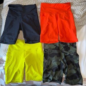 OLD NAVY ACTIVE WOMENS BIKER SHORTS SIZE M